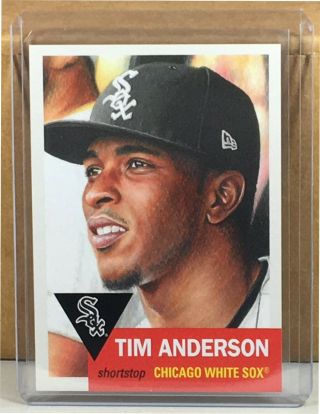 2019 Topps Living Set 213 Tim Anderson Chicago White Sox Print Run 2619