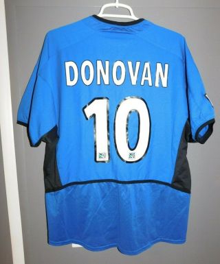 MLS San Jose Earthquakes Nike 2003 Landon Donovan Home Soccer Jersey L 2