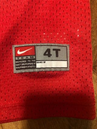 Ohio State Buckeyes Number 28 Nike Jersey Size 4T Red 4