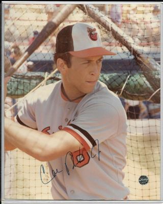 Cal Ripken Jr.  Hof Vintage Autographed Signed 8x10 Photo Baltimore Orioles