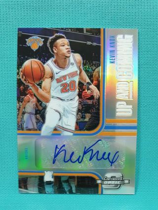 2018 - 19 Contenders Optic Kevin Knox 74/99 Rc Auto Up Coming Rookie Prizm Jf