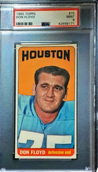1965 Topps Don Floyd Sp 75 Psa 9 1 Of 5 None Higher
