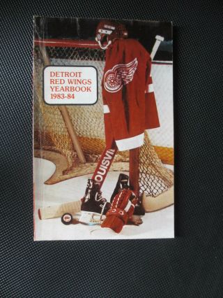 1983 - 84 Detroit Red Wings Facts Book Media Guide