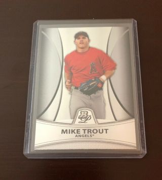 2010 Bowman Platinum Prospects Pp5 Mike Trout Rc Rookie Angels Star