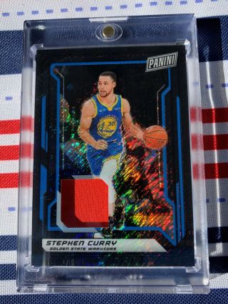 2019 Panini The National Stephen Curry Player Worn Patch 10/10 Ssp Gs Warriors