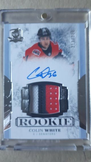 2017 - 18 The Cup - Colin White Rookie Patch Auto,  