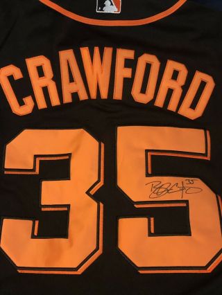 Brandon Crawford San Francisco Giants Signed Autographed Jersey