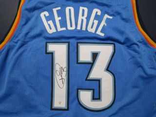 Paul George Signed Jersey Oklahoma City Thunder