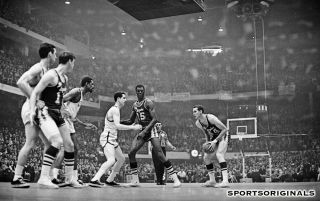 35mm B&w Negative - Jerry West - Los Angeles Lakers Vs Boston Celtics