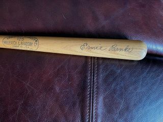 Vintage Hillerich & Bradsby Louisville Slugger 16 " Mini Bat Ernie Banks Cubs