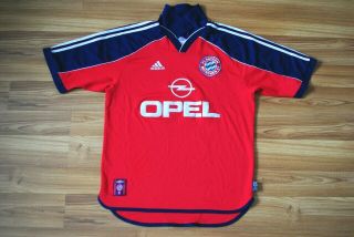 Bayern Munich Home Football Shirt 1999 - 2000 - 2001 Jersey Trikot Size Medium Vtg