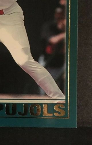 2001 ALBERT PUJOLS TOPPS TRADED ROOKIE CARD T247 5
