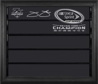 Jimmie Johnson 2016 Sprint Cup Champion 1: 24 Scale 7 - Car Die - Cast Display Case