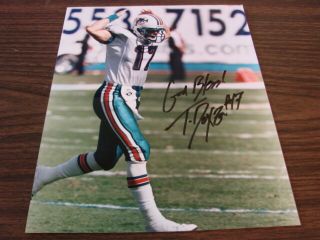 Todd Doxin Autograph / Signed 8 X 10 Photo Miami Dolphins 17 Iowa State