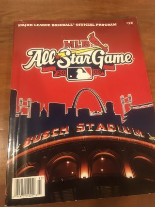 2009 Baseball All Star Game Program Busch Stadium St Louis Cardinals