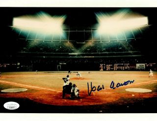 Hank Aaron Atlanta Braves Signed 8x10 715 Home Run Photo Jsa Authenticated