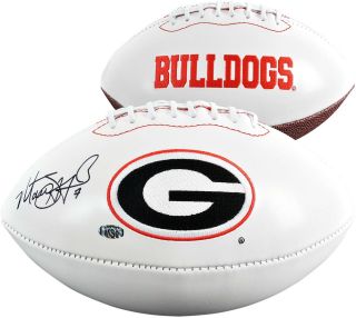 Matthew Stafford Georgia Bulldogs Autographed White Panel Football