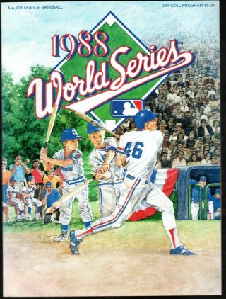 1988 World Series Program - La Dodgers Vs Oakland Athletics (70i)