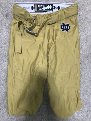 2014 Team Issued Notre Dame Football Under Armour Pants 102