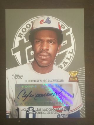 2005 Topps Rookie Cup Autographs Ad Andre Dawson - Montreal Expos