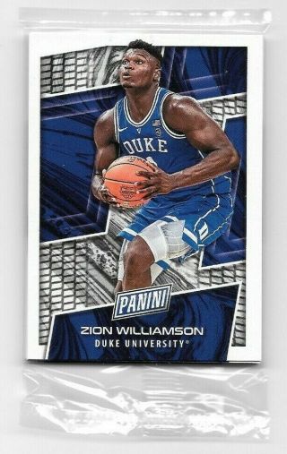2019 Panini The National Vip Pack Zion Williamson Rookie Duke Pelicans Rc 10 Cds