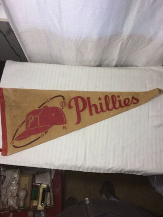Philadelphia Phillies Old Vintage Baseball Pennant Full - Size