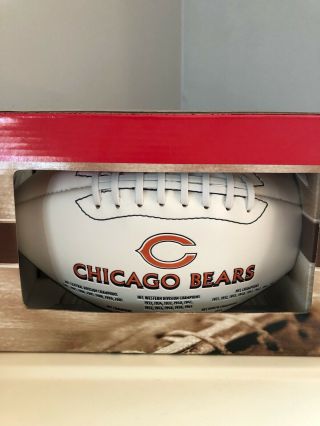 DAN HAMPTON SIGNED NFL FOOTBALL CHICAGO BEARS HOF 3
