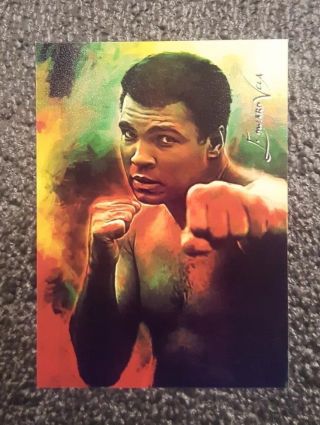 Muhammad Ali 13 Sketch Card Limited 3/9 Edward Vela Signed Very Rare Collectibl