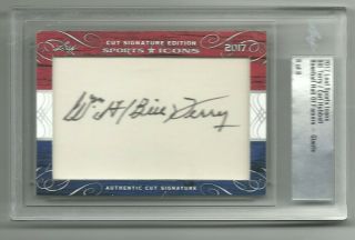 BILL TERRY / CARL HUBBELL GIANTS ICON DUAL CUT AUTOGRAPH D 8/8 2