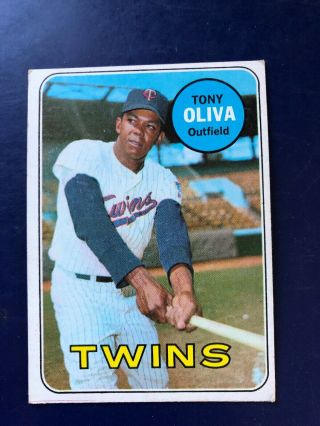 1969 Topps High 600 Tony Oliva Minnesota Twins