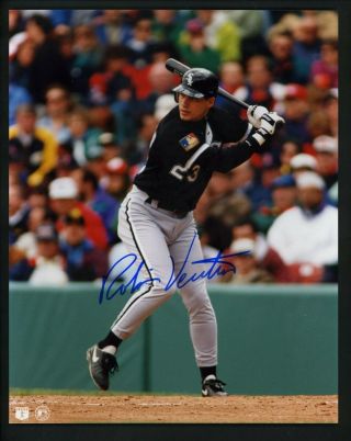 Robin Ventura Signed Autographed 8 X 10 Photo Chicago White Sox Batting Stance