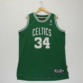 Vintage Paul Pierce Boston Celtics Nba Reebok Jersey Size Xl Green
