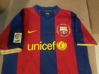 Barcelona soccer jersey Andres Iniesta 8Season 2007 size L conditi 5