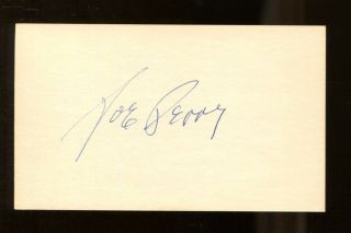 Joe Perry Signed Index Card 3x5 Autographed 49ers Jsa A21915