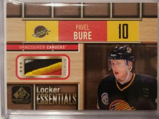 18 - 19 Sp Game Hockey 4 Color Locker Essentials Jersey Pavel Bure /5 Le - Pb