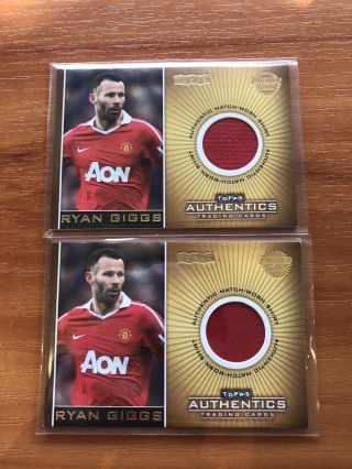2003 Topps Premier Gold Ryan Giggs Authentics Patch Manchester United