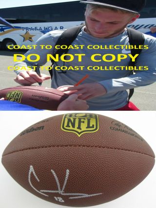 Cooper Kupp,  Los Angeles Rams,  Signed,  Autographed,  Duke Football,  Exact Proof