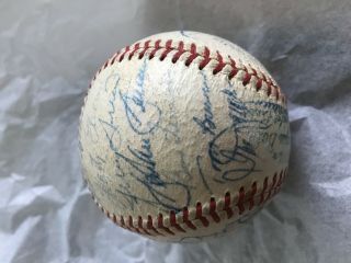 authentic 1951 Boston Red Sox team signed baseball 26 signatures Ted Williams 8