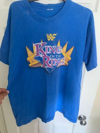 Wwe Wwf King Of The Ring T Shirt,  1995 Philadelphia,  L,  Wrestling
