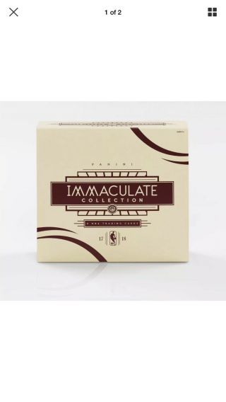 2017 - 18 Panini Immaculate First Off The Line Factory Rare Very Limited