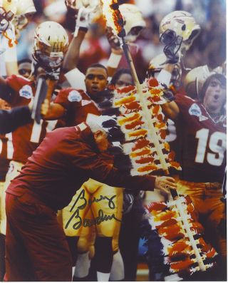 Bobby Bowden Florida State Seminoles Autographed Signed 8x10 Spear Photo