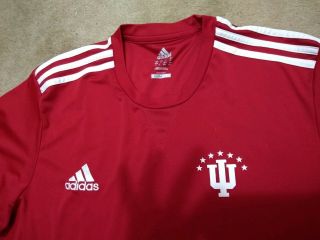 Indiana Hoosiers Adidas Size XL Red Climalite Soccer Jersey 2