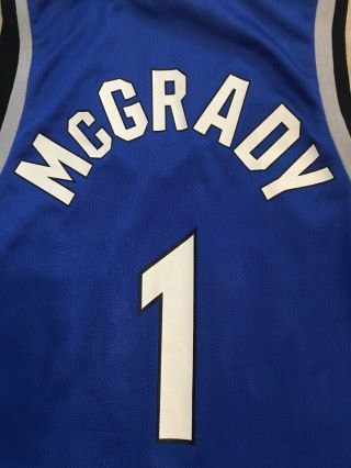 VTG Champion Tracy McGrady Jersey Orlando Magic 1 NBA - Vintage 90s Size 40 7