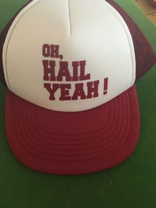 Vintage Mississippi State Bulldogs Hat Snapback Cap Oh Hail Yeah Hail State