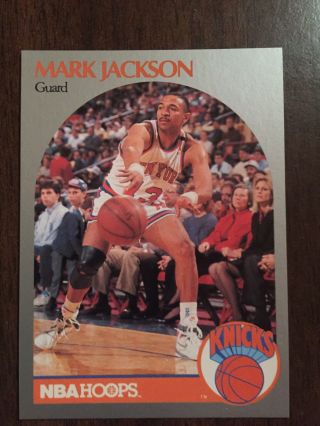 1990 - 91 Nba Hoops Mark Jackson Basketball Card 205