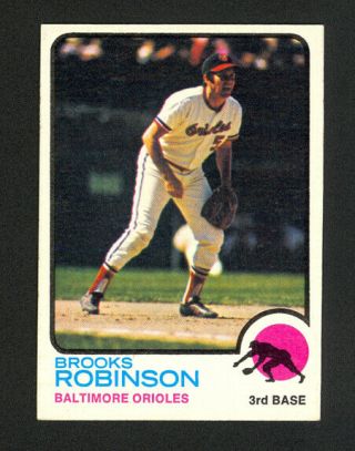 1973 Topps Brooks Robinson 90 - Baltimore Orioles - Ex - Mt
