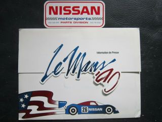 Nissan / Lemans Factory Motor Racing Media Kit & Sticker 89 & 90