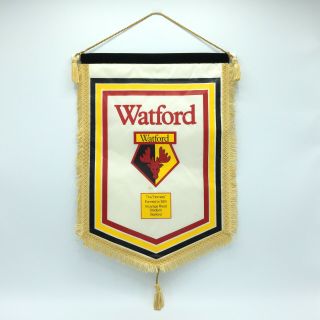 Vintage Watford Football Club Pennant Classic 1996