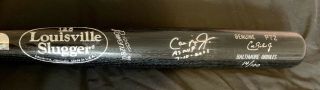 Cal Ripken Jr.  Authographed Baseball Bat 14/100,  2001 AS MVP signed 7 - 10 - 2001 4