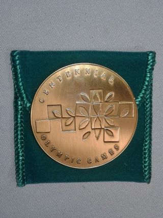 1996 Summer Olympics Atlanta Participation Medal Collectible w/ box 2